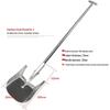 Nai Duo 2 Series 304 Stainless Steel T-Handle Shovel