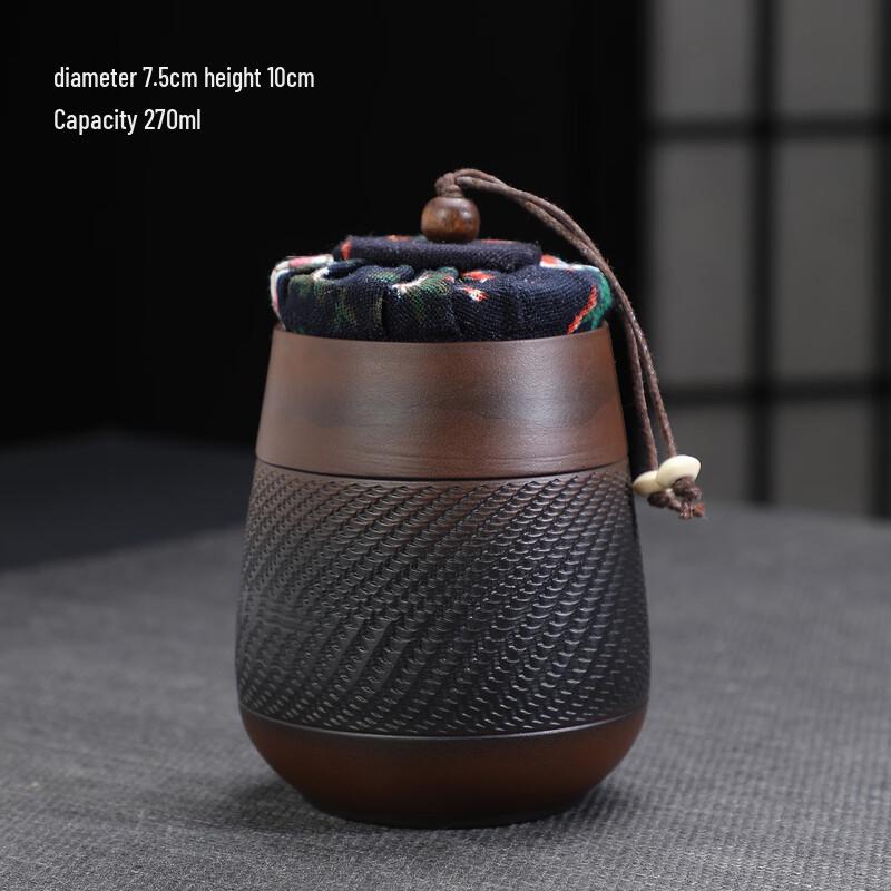 Чайная банка из фиолетовой глины Тин Лэ