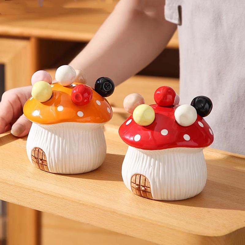 Cute Children's Safe Fruit Fork Household High-grade Stainless Steel Fruit Fork Set Creative Fork Storage Tank Bento Accessories