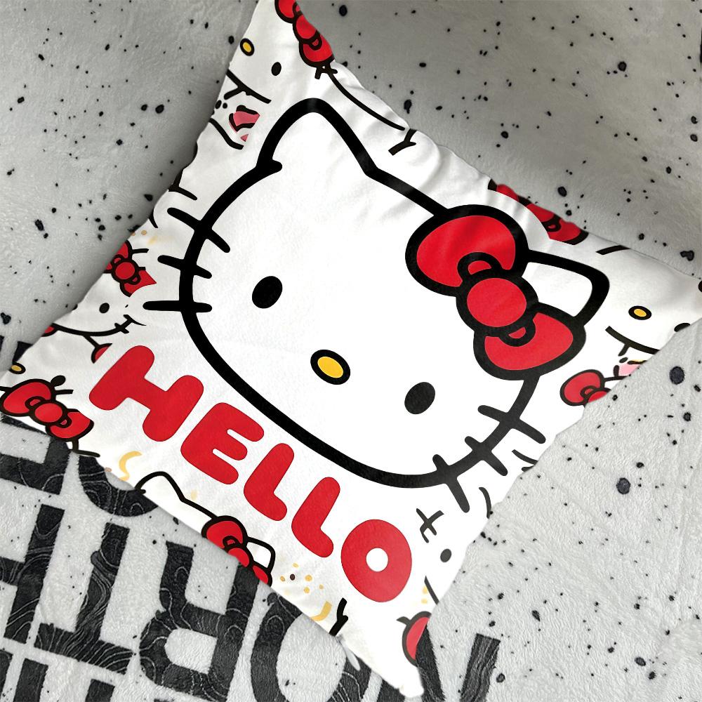 Cushion Cover 40*40 Kawaii H-Hellocats Home Decoration Living Room Pillowcase 45X45 Cushions Covers Holidays Sleeping Pillows