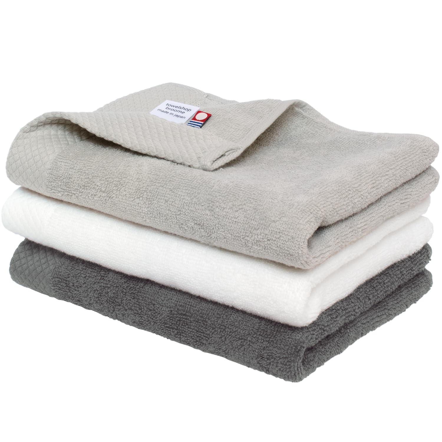 

Bloom Imabari Certified Face Indoor Made in Japan Towels, 3-Piece Set, Ciel, Hotel-Grade, Absorbent, Quick-Drying, Drying, 100% Cotton, (Assortment 2)