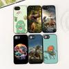 Dinosaur Tyrannosaurus Cute Rex Cover for Apple iPhone 16 14 15 Plus 11 Pro Max 16E ProMax + 15Plus 16+ 14+ Coque Phone Case