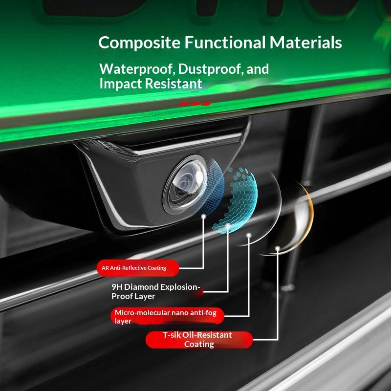 Universal Car Camera Lens Protector 2Pcs Rear View Backup Camera Cover 360° Camera Protection Anti Scratch Waterproof