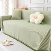 New Nordic Style Universal Four Seasons Anti-slip Sofa Cover Fabric Plush Lines Single Piece Back Cover Sofa Towel