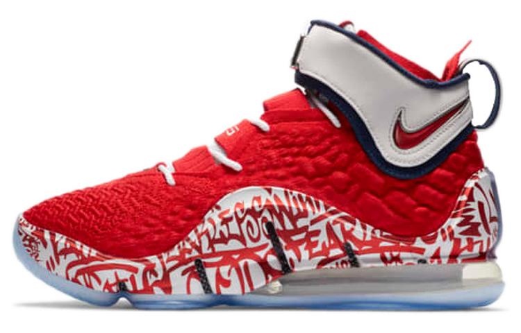 Nike LeBron 17 EP LeBron 4 Red Graffiti CT6052-600 39