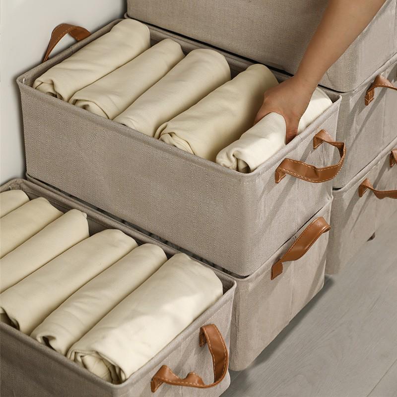 Foldable Loulan Steel Frame Storage Box for Clothes