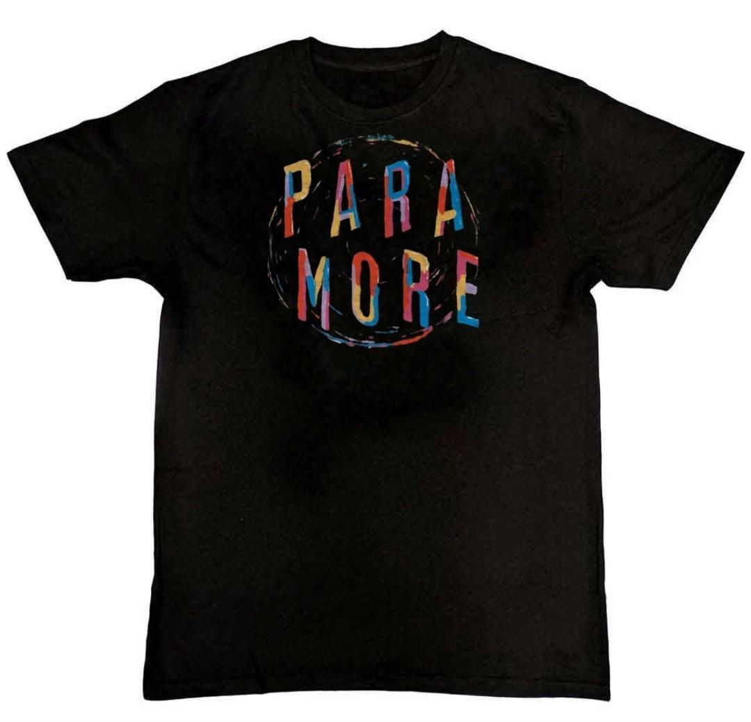 Paramore Spiral Graphic Print Mens T-Shirt L