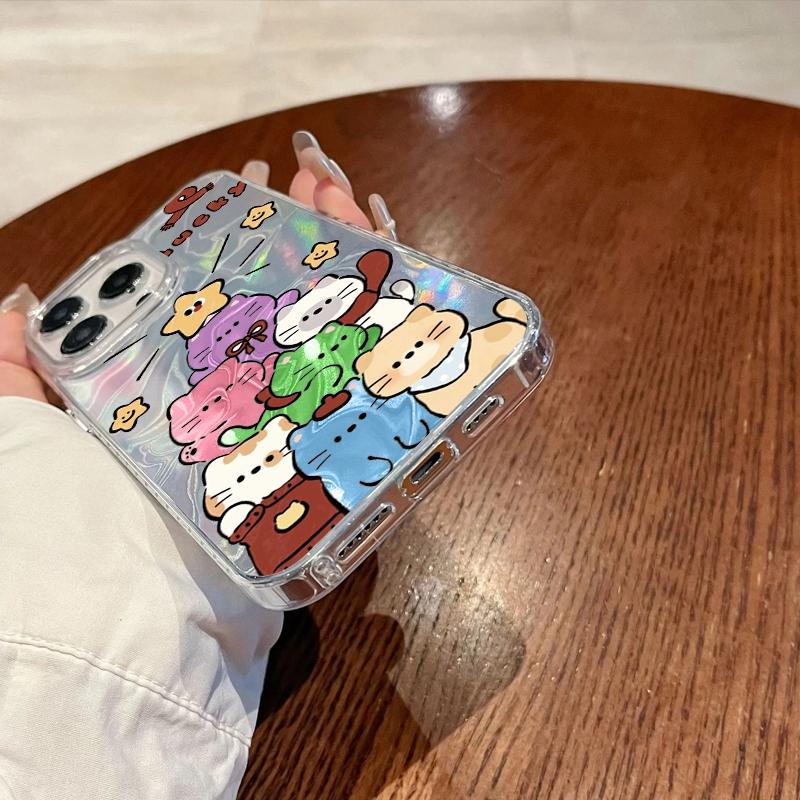 Cartoon Cat Love Heart Girls Women Water Texture Case For Xiaomi 14T 13T Pro 14Tpro 11 Lite 5G NE Shockproof Bumper Fundas Cover