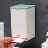 Wall-Mounted Sanitary Napkin Storage Box Dust-Proof Tissue Paper And Cotton Swab Storage Box Bathroom Organizer Accessories