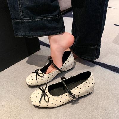 Vintage Internal Elevation Women Mary Jane Shoes Concise Walking Shoes Female Elegant Buckle Strap Dress Height Increase Shoes