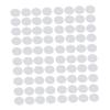 Set of 100 Clear Silicone Discs Portable for Earring Stability and Ear Protective Portable for Sensitive Ears Wear