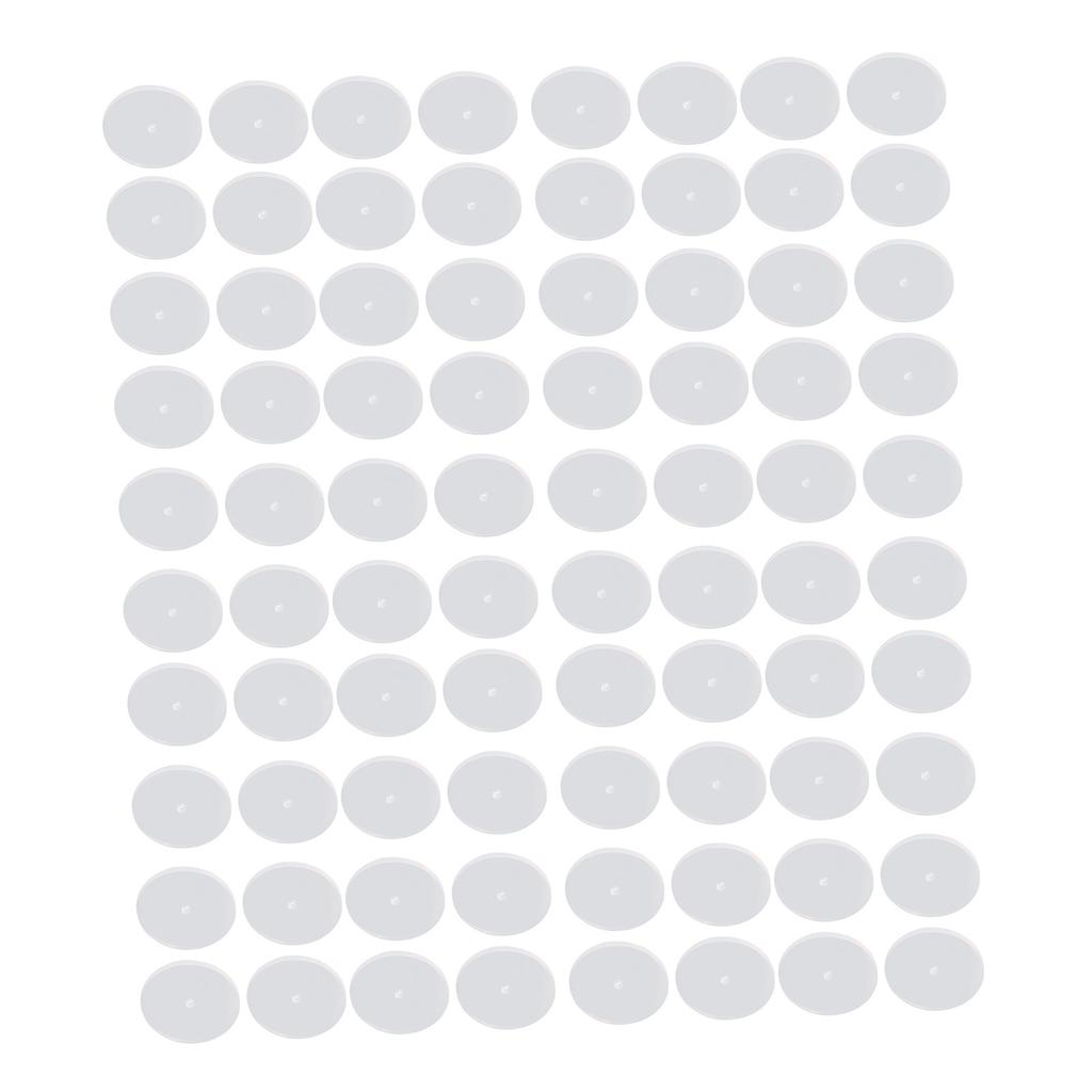 Set of 100 Clear Silicone Discs Portable for Earring Stability and Ear Protective Portable for Sensitive Ears Wear