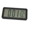 Digital Alarm Clock Portable Black Temperature Humidity Wall Mounted LCD Digital Electronic Clock for Dormitory Desktop