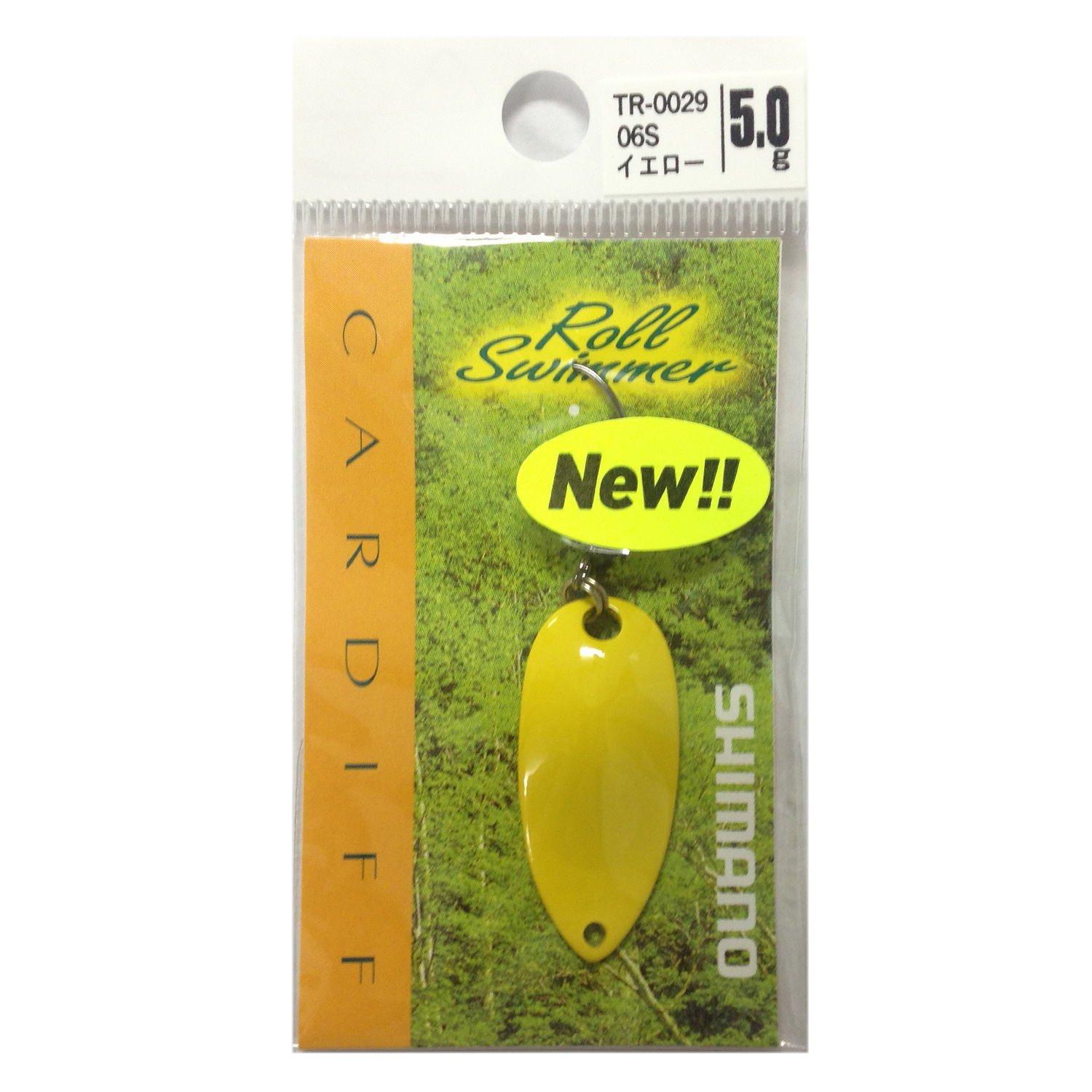 

SHIMANO Lure Cardiff Area Spoon Roll Swimmer 06S Yellow 714084 5.0g TR-0029