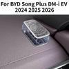 For BYD Song Plus DM-i EV 2024 2025 2026 Car Dust Cover for Air Outlet Instrument Panel Air Outlet Modification Stainless