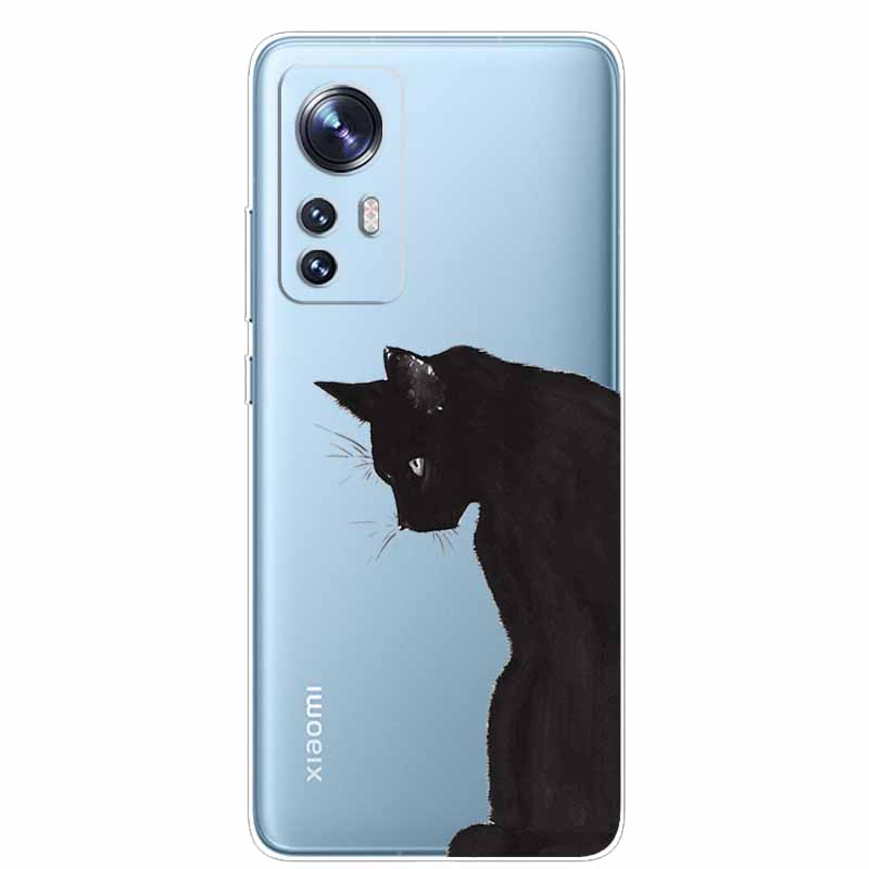 For Xiaomi 12T Case Clear Bumper Soft TPU Phone Cases for Xiaomi 12T Pro 5G Silicone Cover 6.67'' 12 T Transparent Slim Fundas