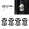 10Pcs Large Hole Anti Lost Lanyard Bead Zinc Alloy Non Slip Lanyard Bead  for Umbrella Rope