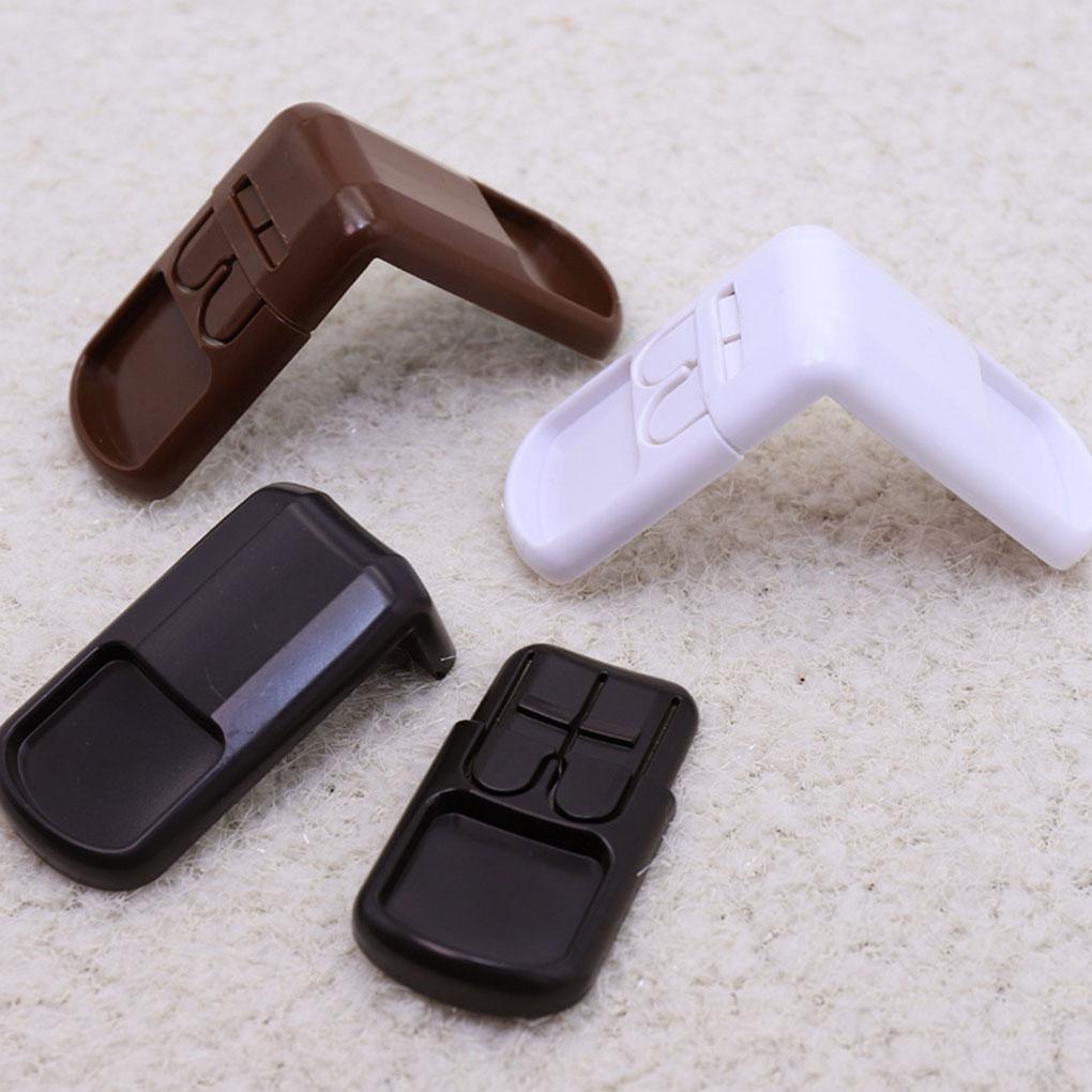 4 Pcs/set New Multifunctional Baby Child Safety Lock Double Snap Fastener Drawer Cabinet Door Locks
