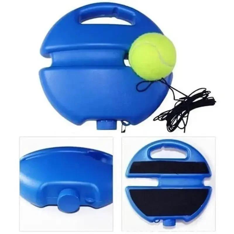 Antrenor de Tenis cu 1 Minge de Tenis pentru Începători, Set Rebounder de Tenis pentru Auto-Antrenament, Echipament Auxiliar de Antrenament