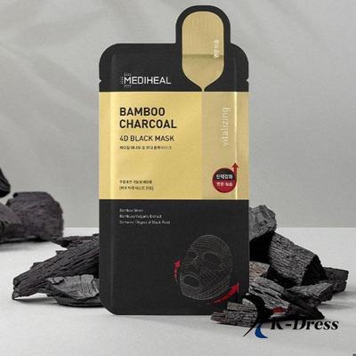 Bamboo Charcoal 4D Black Mask 1 BOX (5 Sheets)
