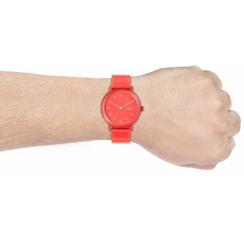 Skagen AAREN SKW6603 Men's Watch, Officially Imported, Orange