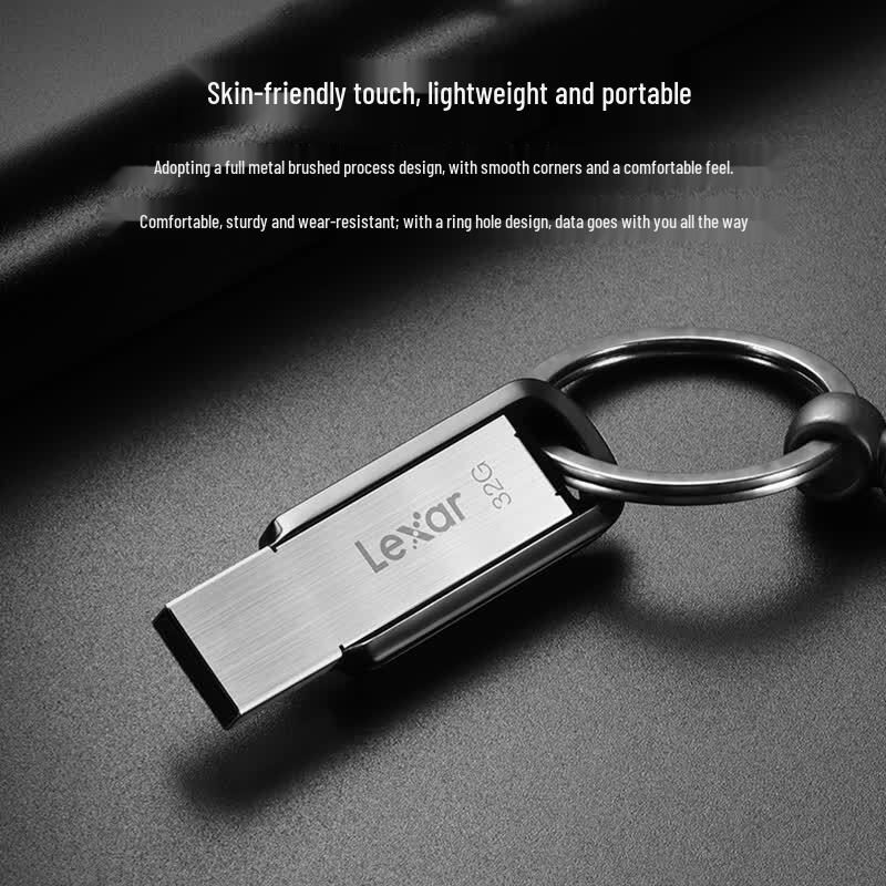 Lexar M400 64GB USB 3.0 High-Speed Encrypted Metal Flash Drive