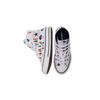 Converse Chuck Taylor All Star Comfortable Versatile High-Top Canvas Shoes Kids Sneakers White Orange 672439C
