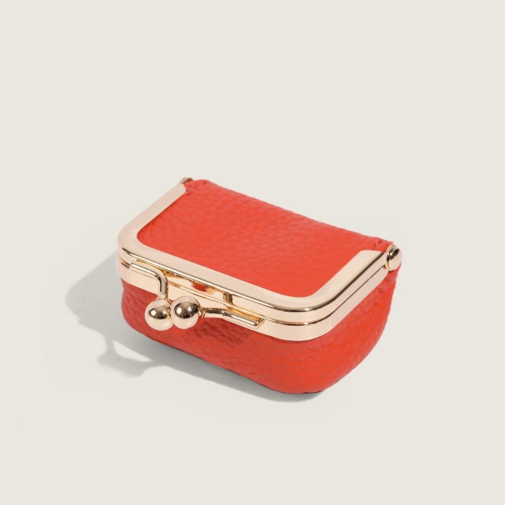 Neue kleine goldene Tasche Ring Ohrring Schmucktasche Kopfhörer Münzaufbewahrung Schmucktasche Mini Münzgeldbörse