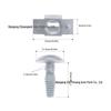 C5 Triumph Sega Logo Screw Clip for Car Engine Gearbox Guard Plate