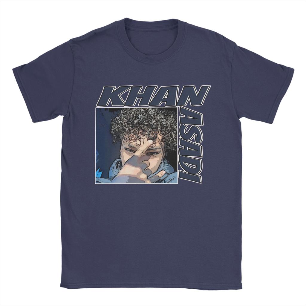 Khan Asadi TShirt Beach Leisure TShirts Unisex Cotton ONeck Plus Size 5XL Top Tees ShortSleeve Classic Tops
