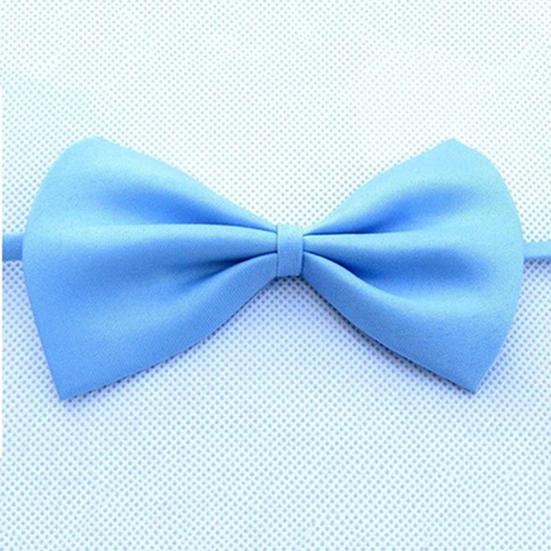 Pet Bow Tie Lovely Decorative Nylon Solid Color Adjustable Dog Cat Bowknot Necktie for Shopping