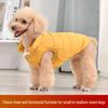 Warme, wasserdichte Baumwollweste für kleine und mittelgroße Hunde – Samtgefütterte Haustierbekleidung für Herbst und Winter