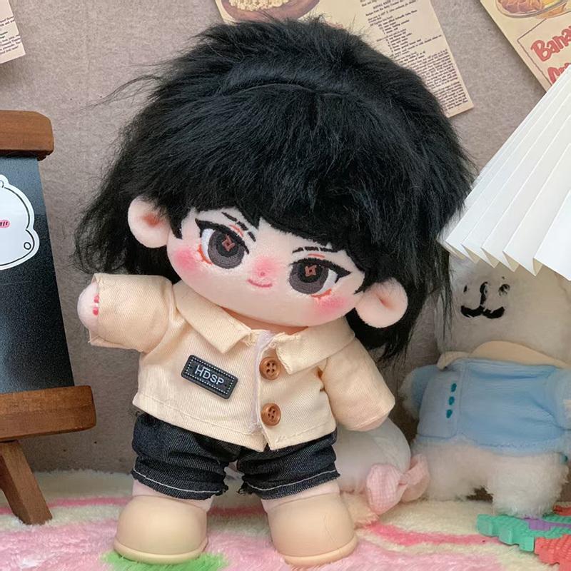 20cm Kawaii Anime Game Clothed Cotton Doll Cosplay Soft DIY Plush Doll Can Change Clothes Cute Birthday Gift for Kids