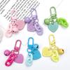 Heart Keychain Korean Style Key Chain Girl Cute Keyring Earphone Cover Purse Backpack Ornament Accessories