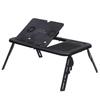 Portable Adjustable Laptop & Tablet Bed Table: Multifunctional, Folding, Height-Adjustable Student Desk
