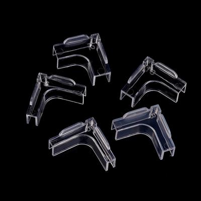 4Pcs Acrylic Transparent Anti-Collision Fish Tank Corner Protector Adhesive Free Protective Cover Aquarium Accessories