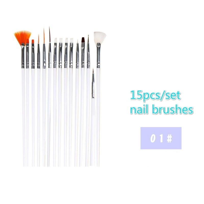 1set Manicure Beauty Tools Set Women Fashion Nail Art Tools Nail Brushes Nail Drills Decorations
