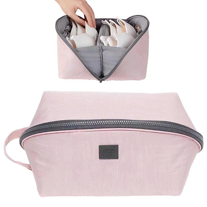 

Дорожная сумка для хранения нижнего белья, органайзер для бюстгальтера с многокарманной сумкой - дорожный куб для нижнего белья большой емкости для туалетных принадлежностей