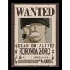 Wanted Roronoa Zoro Framed Poster