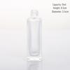 Thick Transparent Square Glass Spray Bottle for Travel and Aromatherapy Samples