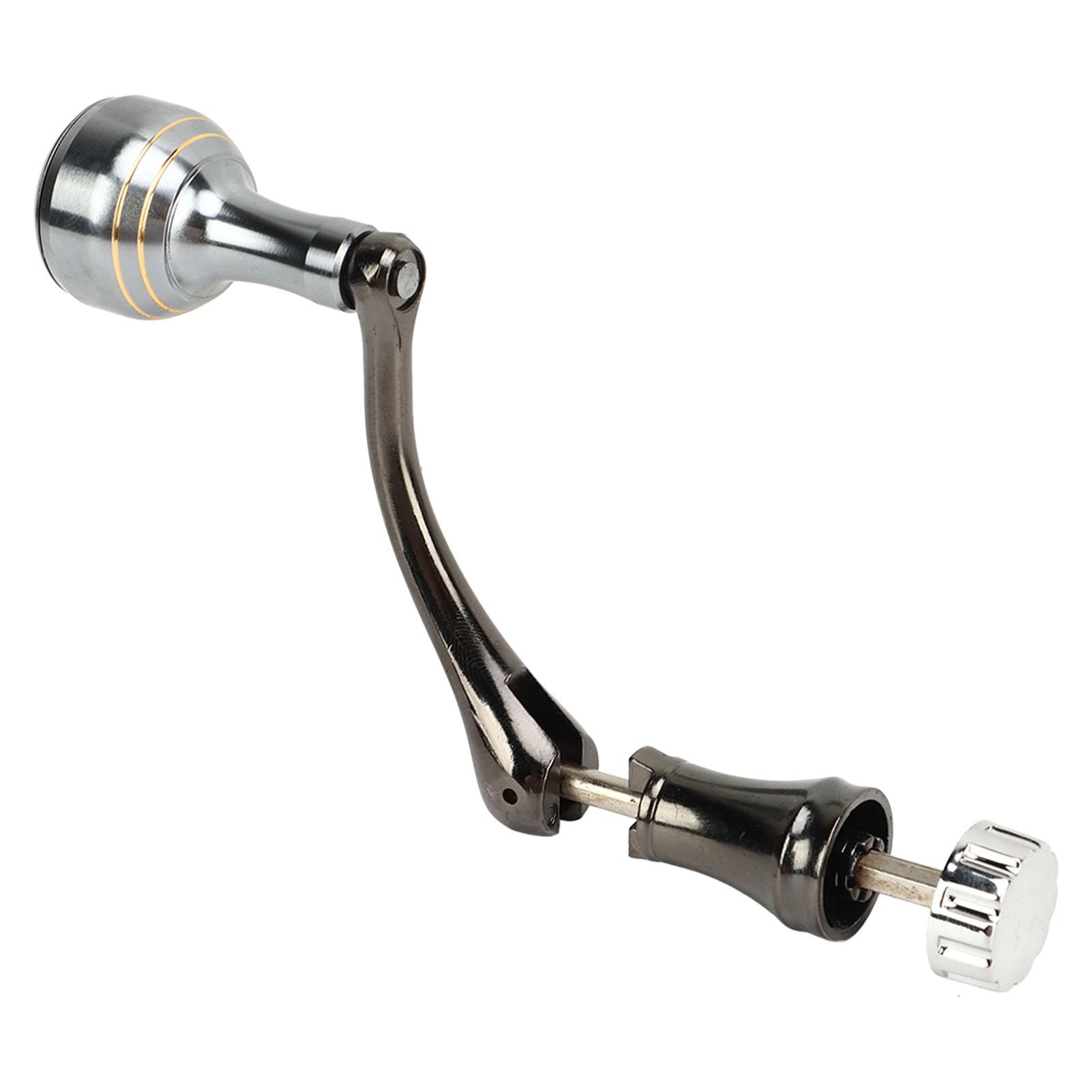 

Fishing Reel Rocker Arm Aluminum Alloy Smooth Surface Fishing Spinning Reel Handle Ball Grip for Fishing Gear Hex Shaft