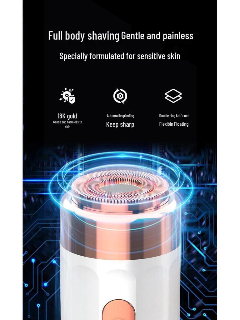 Multifunctional Dual-Head Electric Shaver & Depilator for Men & Women