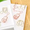 50Pcs Mini Paper Clips Music Note Shaped Paper Clip for Home Office Note Paper Clips Stationary Clips File Folders Clamp