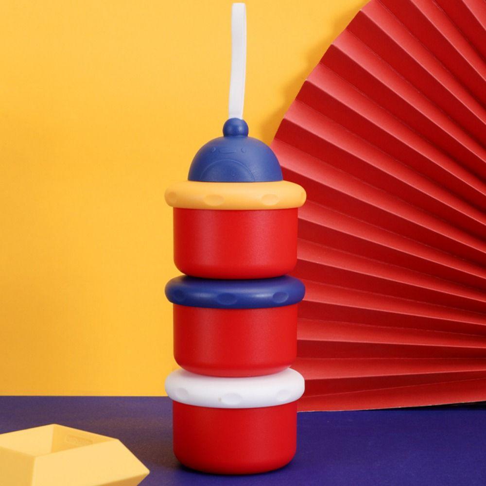 3 Layers Infant Milk Powder Box Portable Baby Infant Feeding Dispenser  Baby Formula Milk Storage