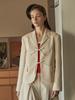 Bemuse Mansion Strap Single Jacket - Cream