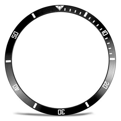 For Samsung Galaxy Watch7/Watch6/Watch5/Watch4/40mm Watch Bezel Ring Zinc Alloy Dial Bezel Adhesive Frame Ring Cover