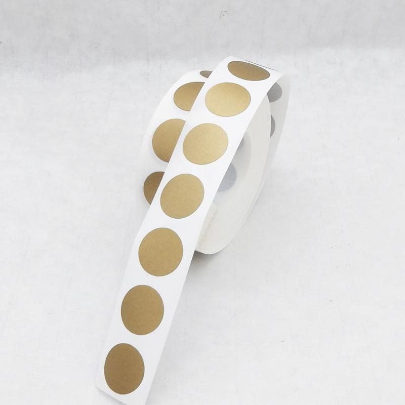 1000PCS 0.5  Inch, 12.5mm Small Round  Golden Or Silvery Or Black Scratch Off Stickers Promotional Games Favors золотой