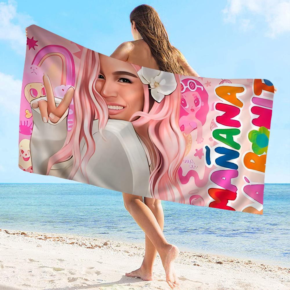 Karol G Female Singer Towel Microfiber Beach Towel Absorbent Quick dry Soft Yoga Swimming Resort Mountain Climbing Towel