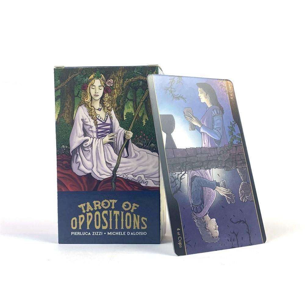 Oppositions Tarot Cards Deck With Laser Paper For Fantasy And Divination