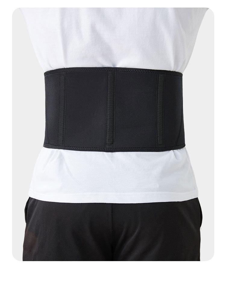 Unisex Three-Spring Lumbar Support: Breathable Weightlifting Waist Trainer for Fitness